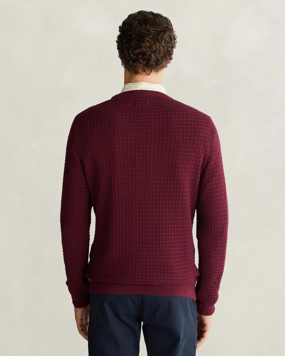 GANT Erkek Bordo Regular Fit Kazak
