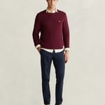 GANT Erkek Bordo Regular Fit Kazak